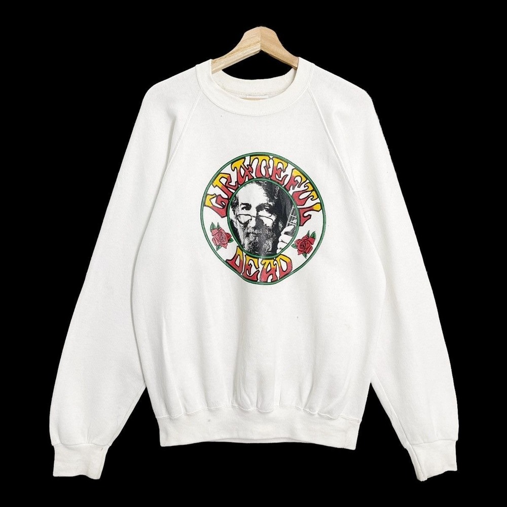 80s Grateful Dead, Robert Cray Band, Jimmy Cliff Tour 1988 White Sweatshirt